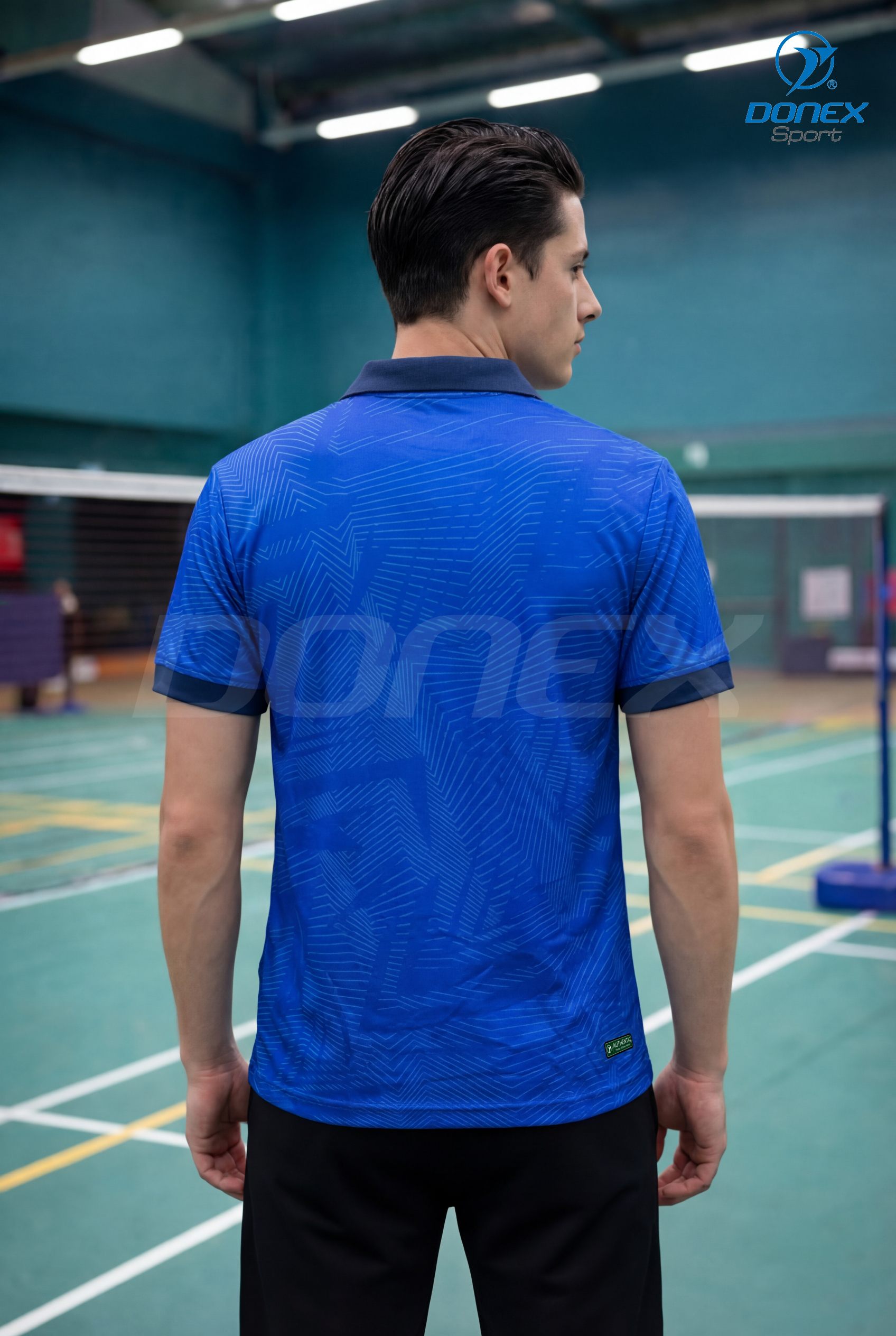 Áo thể thao nam MC-9160-04-12 Xanh bích phối Navy